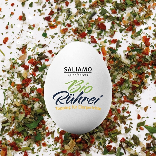 75g BIO Gewürzzubereitung für Rührei, BIO Topping für vegetarische, vegane und klassische Rührei