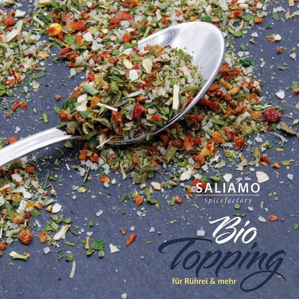 75g BIO Gewürzzubereitung für Rührei, BIO Topping für vegetarische, vegane und klassische Rührei