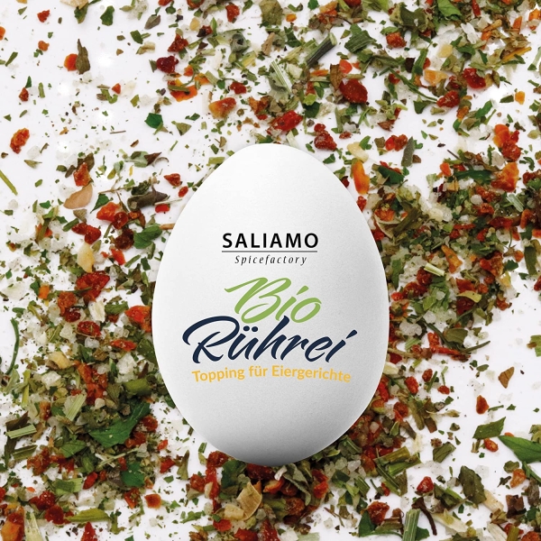 75g BIO Gewürzzubereitung für Rührei, BIO Topping für vegetarische, vegane und klassische Rührei