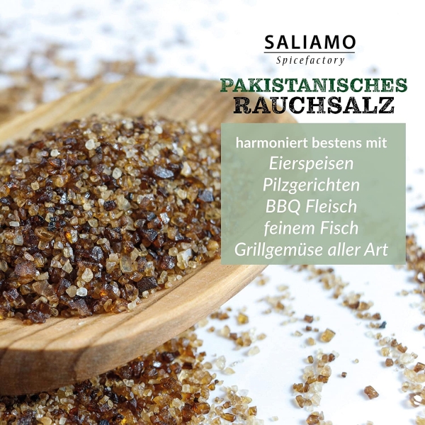 250g Pakistanisches Rauchsalz, intensives Eichenrauch Salz 250g Pakistanisches Rauchsalz, intensives Eichenrauch Salz