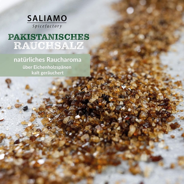 250g Pakistanisches Rauchsalz, intensives Eichenrauch Salz 250g Pakistanisches Rauchsalz, intensives Eichenrauch Salz
