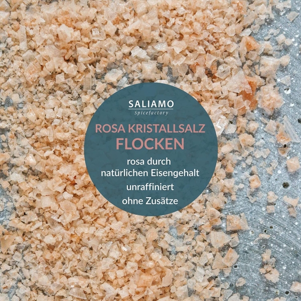 150g Rosa Kristallsalz Flocken Pakistan aus Salt Range Pakistan 150g Rosa Kristallsalz Flocken Pakistan aus Salt Range Pakistan